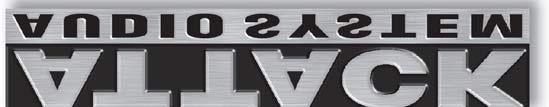 ATTACK DO BRASIL INDÚSTRIA E COMÉRCIO DE APARELHOS DE SOM LTDA CNPJ: 79../-8 -- INSC. EST.: 6669-4 www.attack.com.