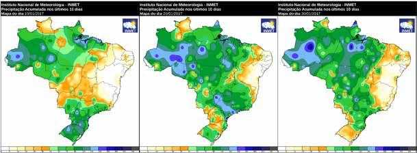 Alta restrição: quando houver problemas crônicos ou extremos de média e alta intensidade por falta ou excesso de precipitações, ou, geadas e baixas temperaturas, que podem causar impactos