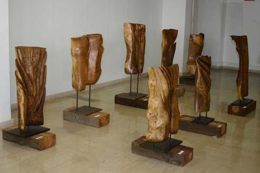 Madeira de Vítor Brotas De 30 de Novembro e até final de 2009, o escultor Vítor Brotas, médico de profissão, apresentou os seus trabalhos de escultura de madeira,