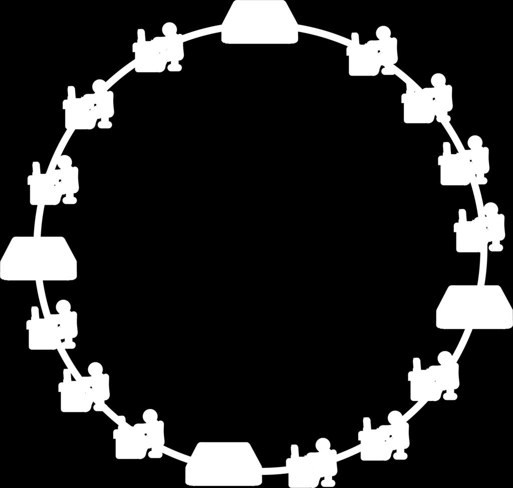 associados aos vértices pretos e as estações de escritório podem ser associadas aos vértices brancos.