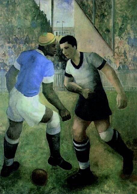 FUTEBOL, 1936 Óleo s/ tela, 86 x