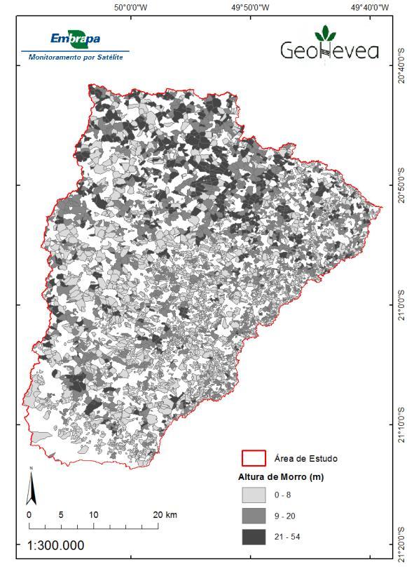 Tabela 2: Composição do uso do solo na área de estudo.