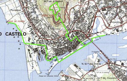 VIANA DO CASTELO Caracterização da Oferta por modo de transporte - Identificação dos