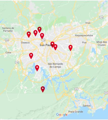 UNIVERSO DA PESQUISA 10 escolas estaduais participantes da pesquisa; 122 questionários aplicados a professoras e professores das disciplinas de matemática, física, química e biologia; 1.