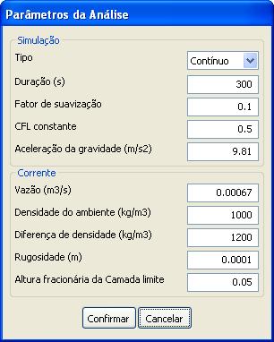 Modelo Computacional 67 Altura fracionária da camada limite Razão entre a camada limite turbulenta e a altura total do fluxo.