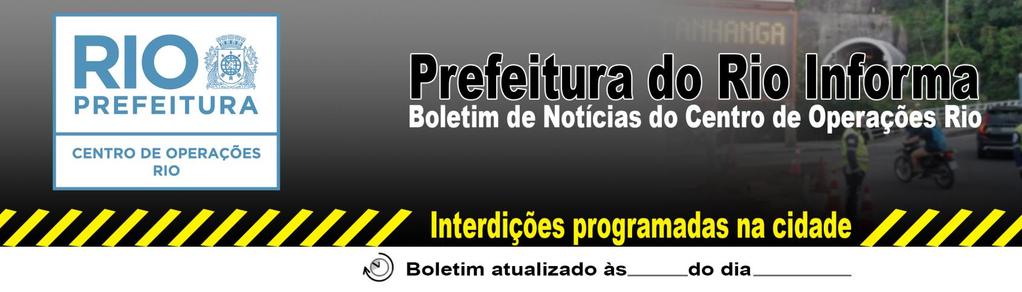 Rodrigues Alves, entre Rua Silvino Montenegro e Praça Mauá; Rua Antônio Lage, entre Av. Venezuela e Av. Rodrigues Alves; Rua Souza e Silva, entre Av. Venezuela e Av. Rodrigues Alves; Av.