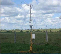 Evapotranspiração Evapotranspiração Anemômetro sônico e analisar de gás por