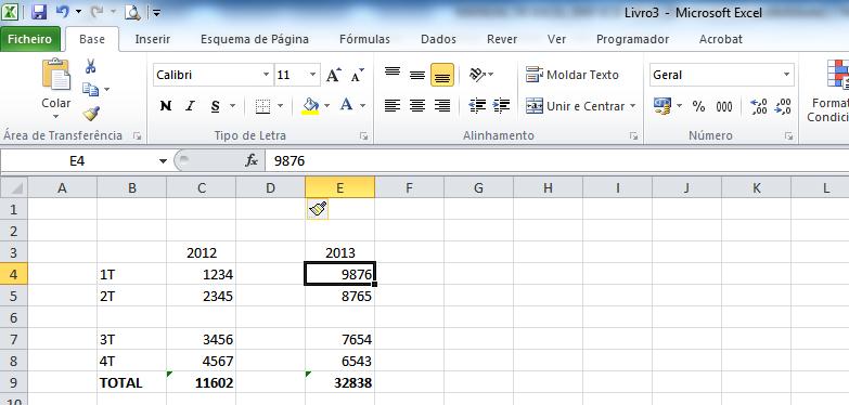 fórmulas e vice-versa, o que permite