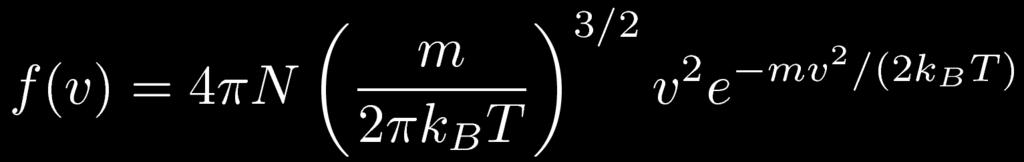 6.4 Distribuição de MaxwellBoltzmann A distribuição de Maxwell-Boltzmann é dada por f(v) é uma função densidade de probabilidade?