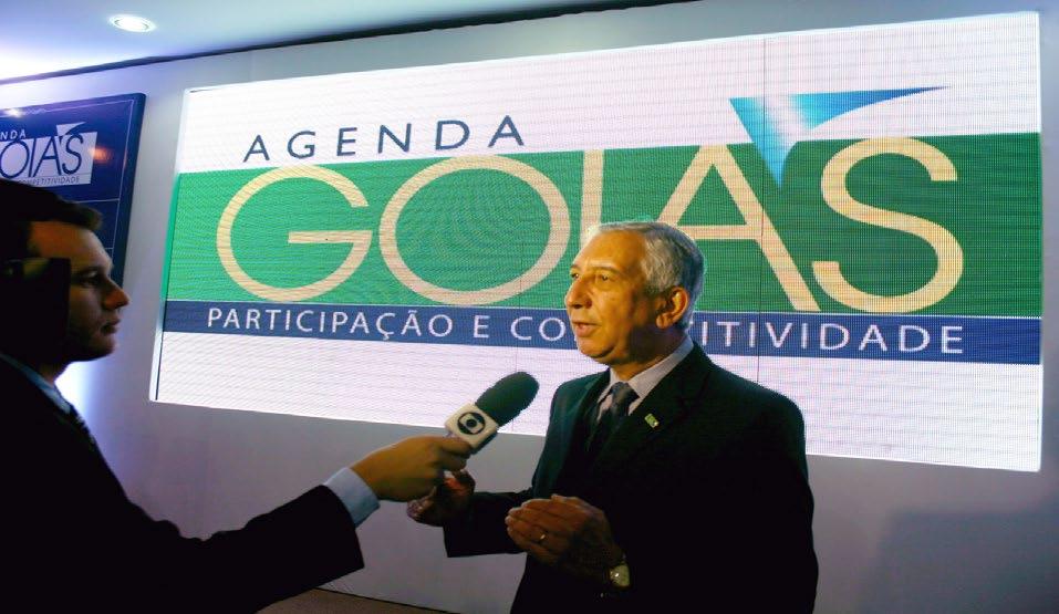 FIEG ANÁPOLIS Agenda Goiás debate infraestrutura e logística presidente da Fieg Regional O Anápolis, Wilson de Oliveira, participou, na última terça-feira,24, do Agenda Goiás, realizado pelo jornal O