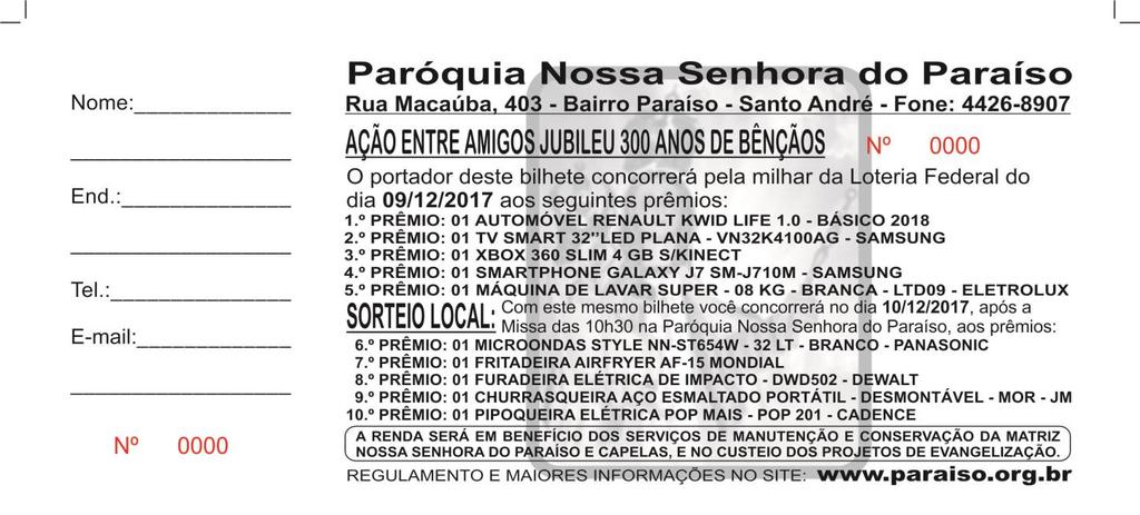 Dos cupons Cláusula Quinta Serão emitidos 10.000 (dez mil) cupons numerados e sequenciados, iniciando-se a contagem do número 0000 e finalizando-se a mesma no número 9999.