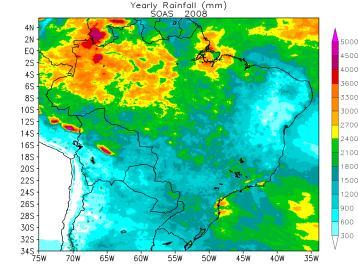 CHUVA ESTIMADA POR SATÉLITE E REDE DE