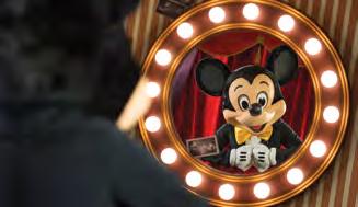 ENCONTROS COM PERSONAGENS DISNEY Partilhe um momento especial Meet Mickey Mouse Visite os bastidores para conhecer o mágico Mickey entre espetáculos, tirar uma fotografia e descobrir alguns truques