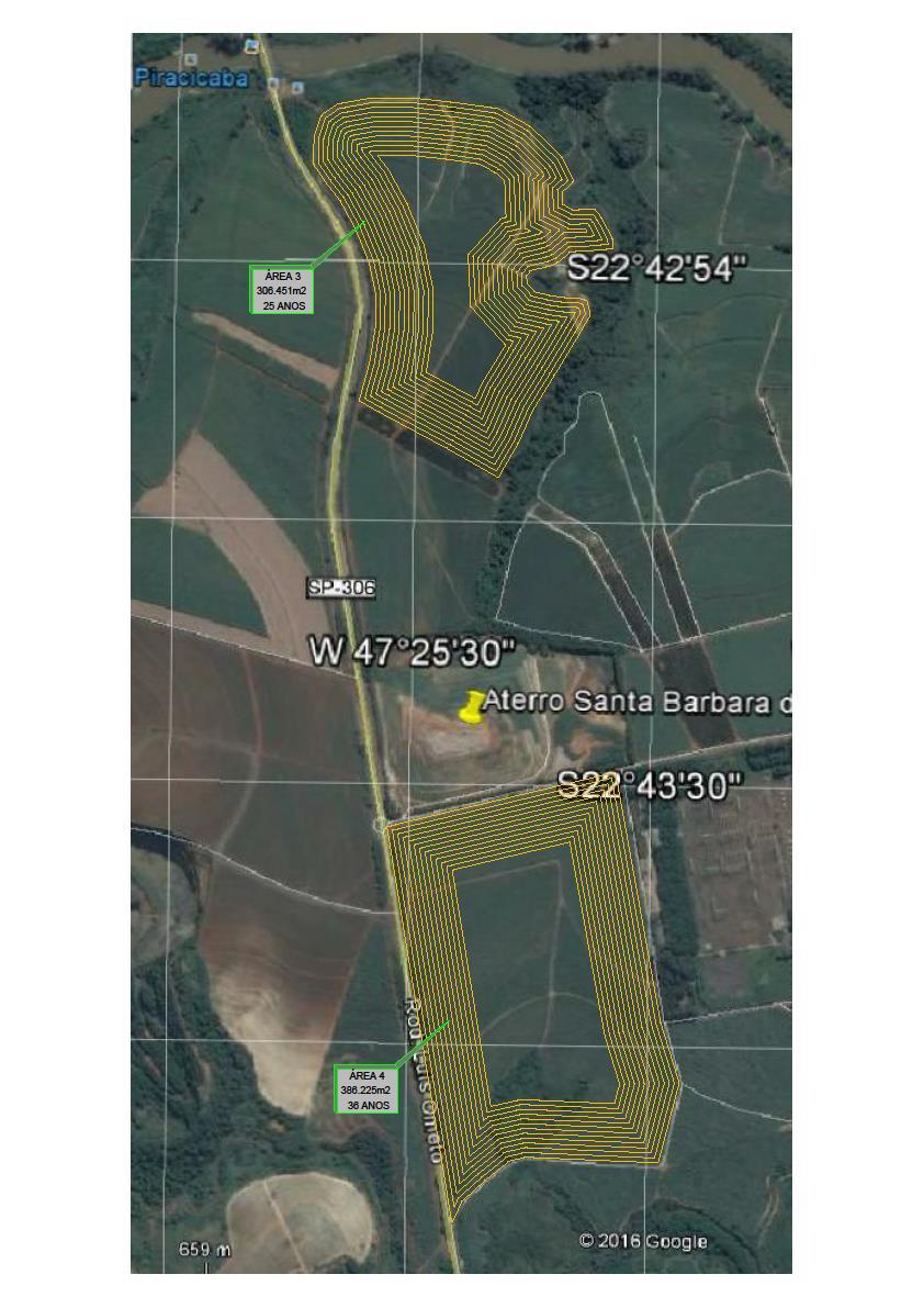 Vida útil vs Área 10 anos 117,500 m² 25 anos 308,000 m² 35 anos