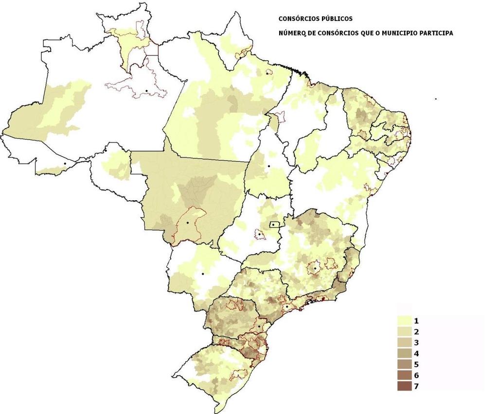 MUNICIPIOS CONSORCIADOS 200 0 Fonte: