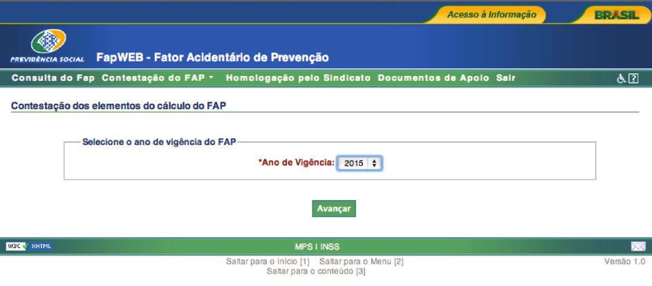 4. CONTESTAÇÃO DOS ÍNDICES ANUAIS DO FAP A contestação administrativa é feita por meio de um formulário eletrônico disponível no