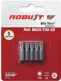 B625-T 1 i7 bits fena perfil torx 061 831 61831.9 B625-T6-05 5 bits 7 T6 25 45 1 061 832 61832.6 B625-T7-05 5 bits 7 T7 25 45 1 061 833 61833.3 B625-T8-05 5 bits 7 T8 25 45 1 061 834 61834.