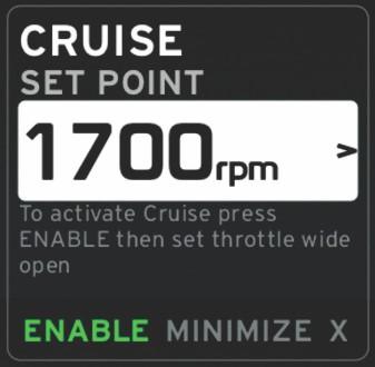 Modo de controle de cruzeiro Controle Cruise (Cruzeiro) Seção 3 - Descrição Gerl e Operção d Tel O recurso de cruzeiro permite que o operdor selecione um ponto de juste e regule o vlor de modo que o
