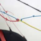 Regulagem da Fita - B: Composta de cordas que possibilitam alongar ou encurtar a parte
