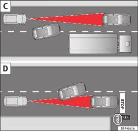 autoestradas ou em troços em obras, para evitar que acelere involuntariamente para alcançar a velocidade programada. Ao atravessar um túnel, uma vez que o seu funcionamento poderia ser afetado.