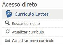 8. Para acessar o currículo, é necessário voltar à página