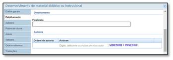 incluídas apostilas, treinamentos, guias, manuais, vídeos instrucionais e similares que o pesquisador