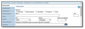 na mídia 4.2.6. Produções - Produção técnica - Entrevistas, mesas redondas, programas e comentários Incluir aqui informações sobre sua participação em entrevistas, mesas redondas, debates, etc.