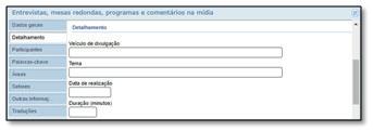 Observações Frases curtas ou respostas rápidas veiculadas em websites não devem ser considerados aqui.