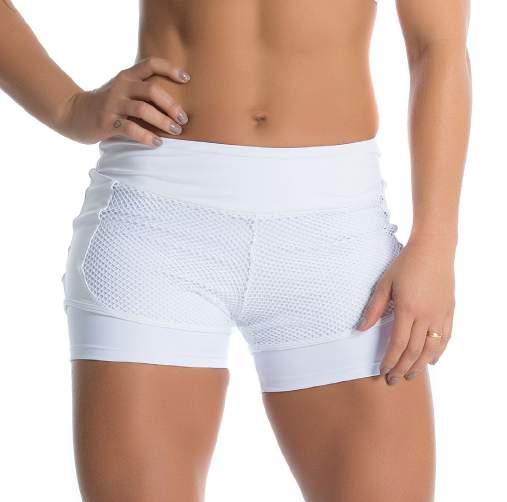 UNIQUE 2 + CÓS INTERNO PRETO/EMANA unique branco SHORTS UNIQUE 1