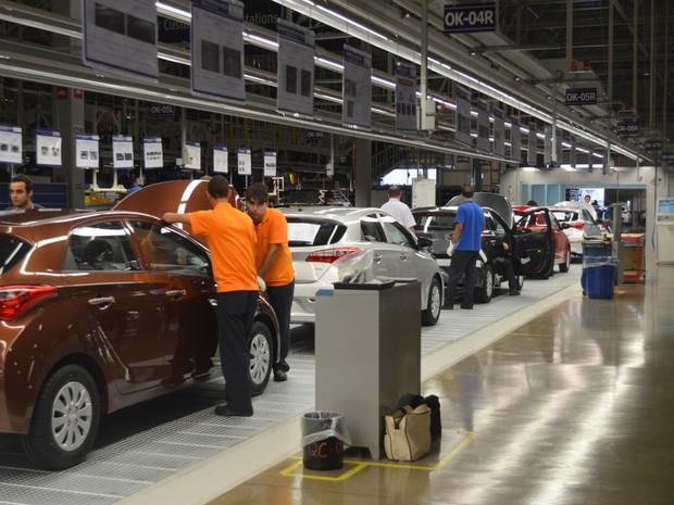 Tecnologia de produção Hyundai - Piracicaba 160 mil carros por ano Terceiro turno em Setembro 2013
