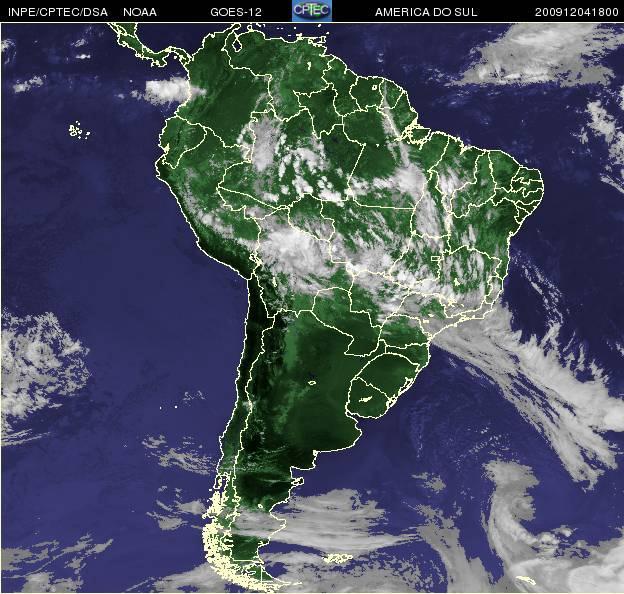 A síntese sinótica mensal (CPTEC/INPE) mostra que uma frente fria atuou entre Argentina e Brasil, entre os dias 03 e 05 de dezembro de 2009 chegando ao litoral do Rio de Janeiro (RJ).