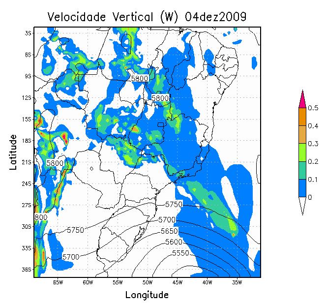 s -1 estando de acordo com a área de precipitação observada nas Figuras 5a 5d.