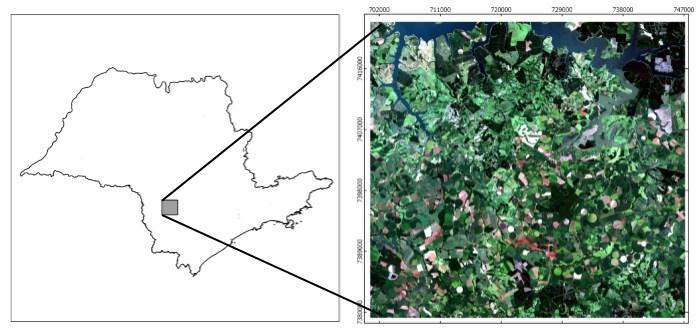 32 Imagens do Landsat.