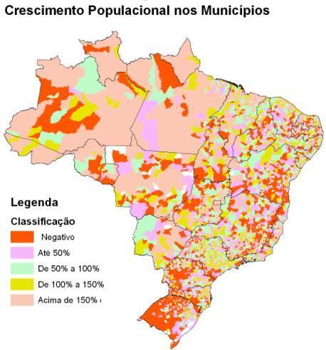 PNDR II Objetivos da Política Objetivo 2 Deter o esvaziamento populacional Áreas com crescimento