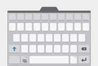 Você pode mover o teclado para outra posição ao arrastar a aba. Alterna para o teclado padrão : altera as configurações do teclado. Copiar e colar 1 Mantenha pressionado um texto.