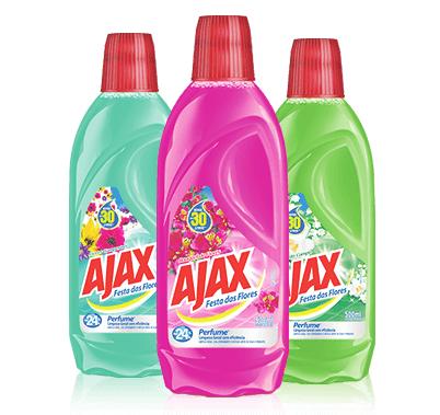 Limpador Ajax Fragrância Floral 500ml 6,80 4,98 18,98 Papel