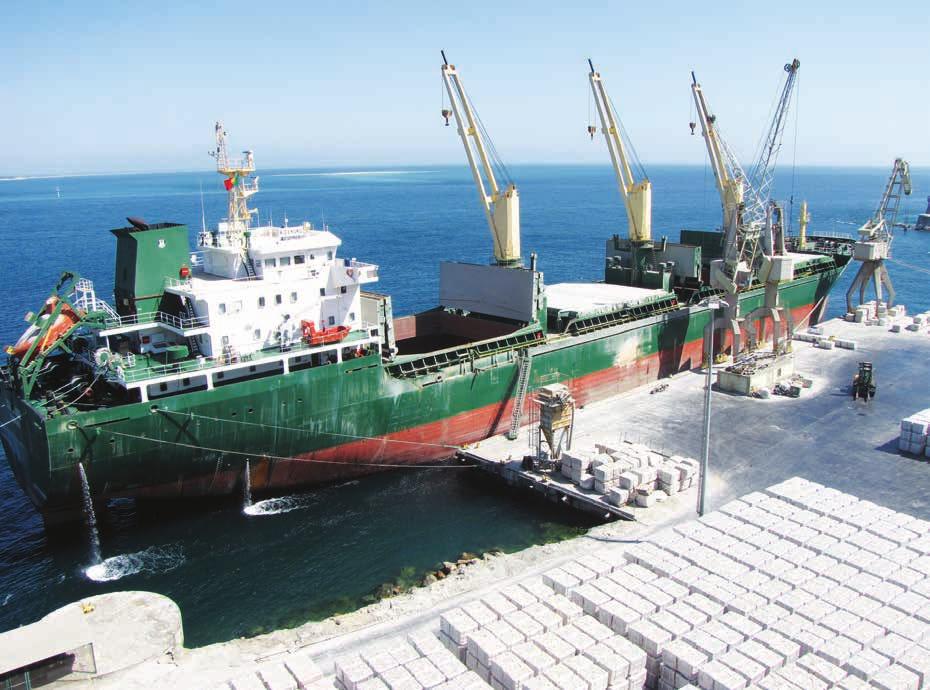 Em 2013, a Secil foi o maior exportador em volume do porto de Setúbal, sendo também o maior carregador, com cerca de 22% do volume de cargas
