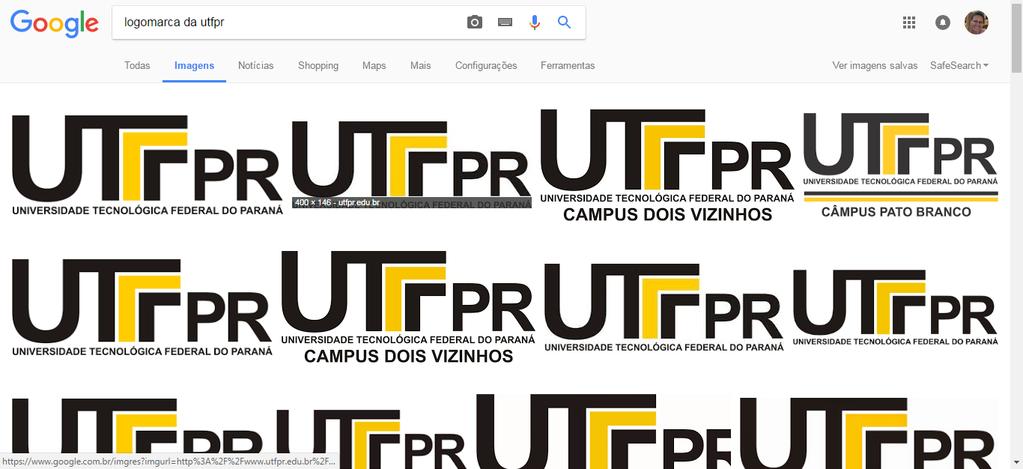 INSERÇÃO DE FIGURAS LOGO UTFPR Para