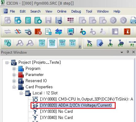 3- Configuração de Software O módulo estando posicionando no barramento ao lado da CPU, ocupa endereços que não são físicos porém virtuais X e Y.