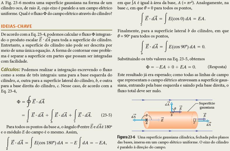 23-1 Fluxo Elétrico Fluxo de um campo