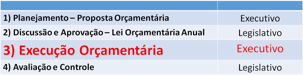 O que é Execução Orçamentária?