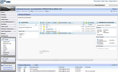 SAP CRM and