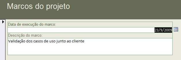 3.2. Gerenciamento de cronograma Para gerenciar o cronograma do projeto, alguns marcos devem ser estabelecidos.