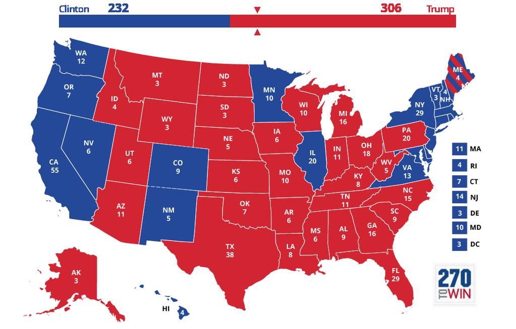 Estados perdidos pelos democratas