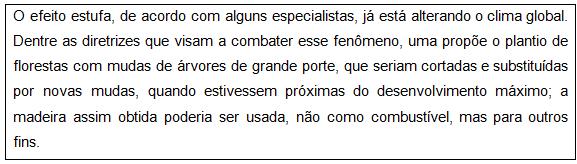 3 ª série Ensino Médio Tarefão BIOLOGIA 2º bimestre Aluno(a): Questão - 1 Observe a afirmativa abaixo para responder as questões 1 e 2.