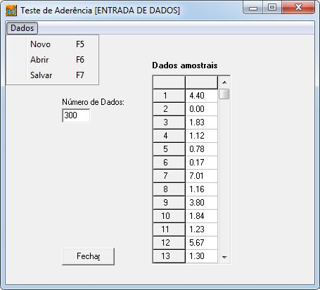 Acessando o Módulo ENTRADA DE DADOS do aplicativo computacional desenvolvido para a realização do teste de aderência (Figura 4.