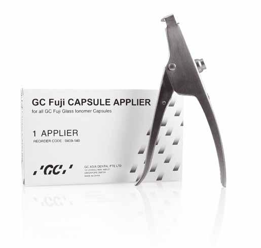 ACESSÓRIOS GC Fuji CAPSULE APPLIER Para utilização em todos os materiais GC em cápsulas.