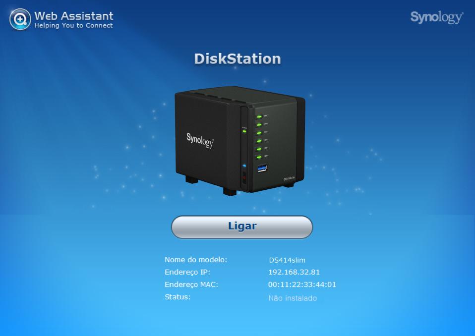 Capítulo Instalar o DSM na DiskStation Capítulo 3: 3 Após a conclusão da configuração do hardware, instale o DiskStation Manager (DSM) um sistema operativo baseado num navegador especificamente