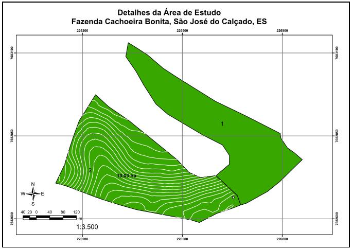 7 Figura 2: Área do projeto de fomento Fonte: PEREIRA (2010). 3.