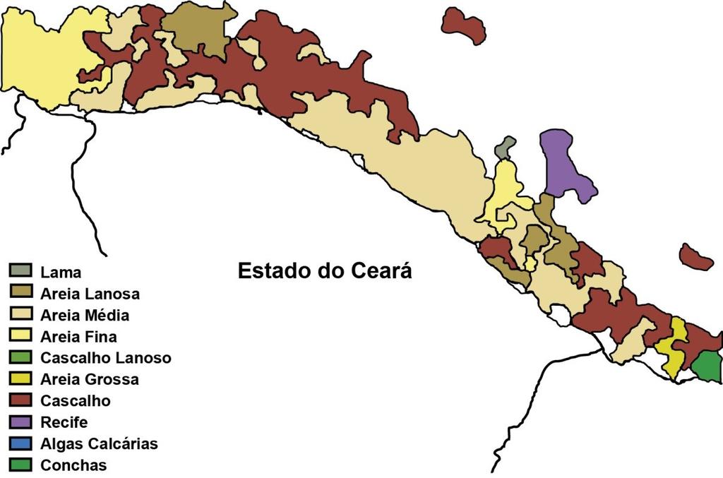 38 Amontada e Itarema até a divisa com o Estado do Piauí. As embarcações motorizadas predominam, principalmente nos municípios de Acaraú, Camocim e Itarema.